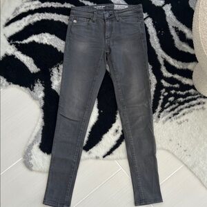 AG Adriano Goldschmied Charcoal Skinny Jeans
